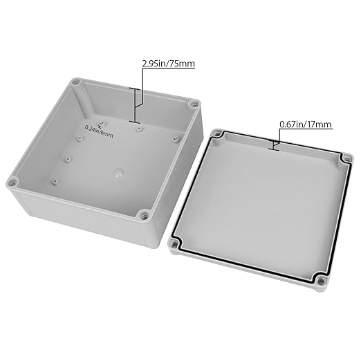 Junction Box，7.9"x 7.9"x 3.7" Outdoor Electrical Box - Image 3