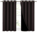 NICETOWN 100% Blackout Curtains 45 inches Length, 2 Thick Layers Completely by NICETOWN