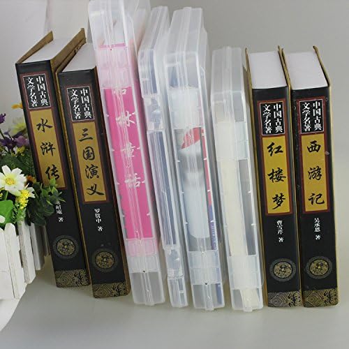 Portable A4 File Box Transparent Plastic Box Document Paper Protector Desk - Image 3