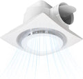 Bathroom Exhaust Fan with LED light 9.6 inch– 110 CFM, Quiet 1.0 Sones Noise by Unknown