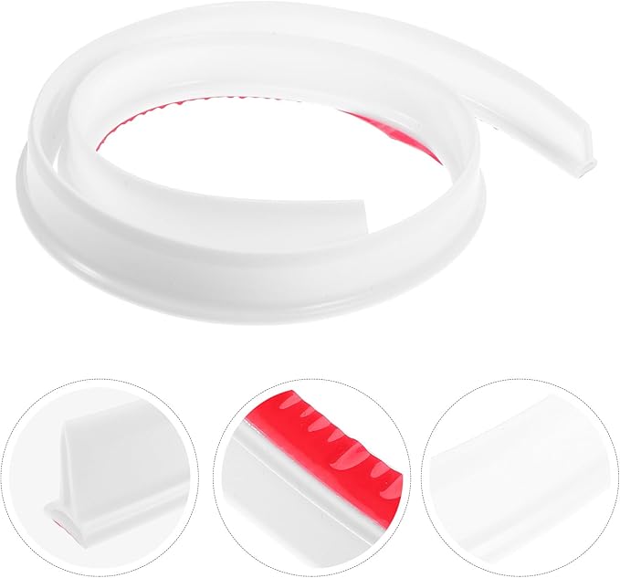 Silicone Water Retaining Strip 1M White 30Mm High Bathroom Water Blocking Strip - Image 8