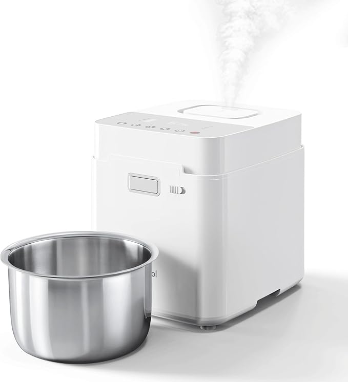 Mifasol Stainless Steel Warm Mist Humidifier, 3.3L/0.87Gal Steam Humidifier by PureComfortPerfectHumidity