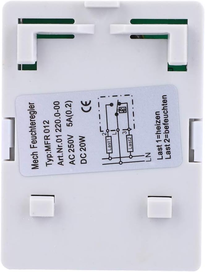Focket Humidity Controller, MFR012 Hygrostat Humidity Switch 35mm DIN Rail - Image 8