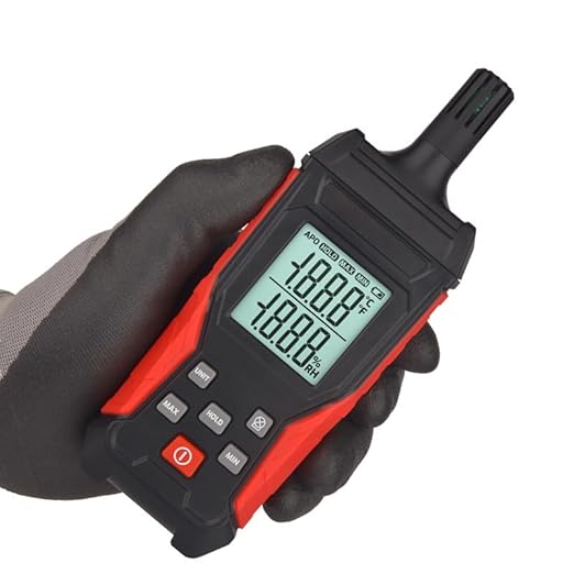 HFS Temperature & Humidity Meter Detector Digital Hygrometer Handheld - Image 3