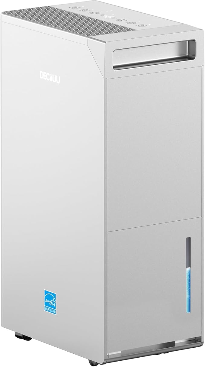 5000 Sq.Ft Energy Star Most Efficient 2024 Dehumidifier, DECIUU Max 100 Pint by DrySmartLiveBetter