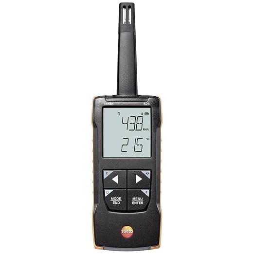 Testo 625 Hygrometer – Digital Humidity Meter by TestoInc