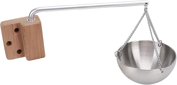 Stainless Steel Sauna Aromatherapy Bowl, Swing Arm Design Essential Oil Diffuser - Image 4