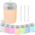 Portable Small Humidifier, 650ml Colorful Mini Humidifier by 1