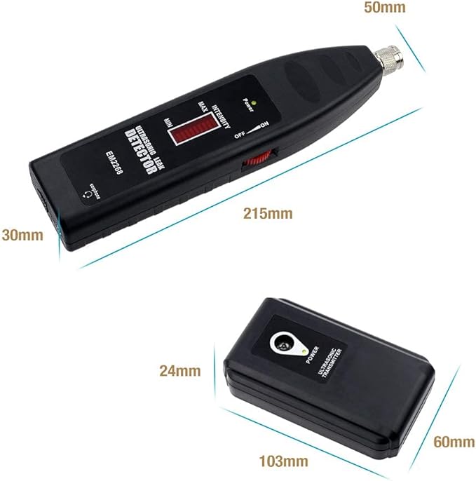 allsun Pro Ultrasonic Leaking Detector Transmitter Auto Noise Finder, - Image 8