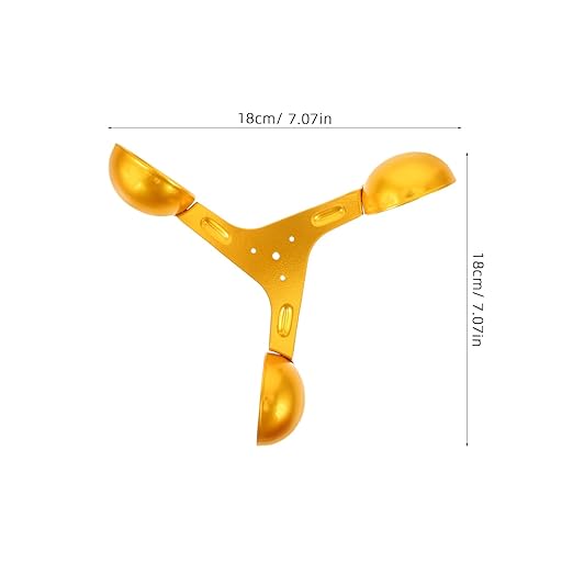 3-Cup Anemometer Sensor for Wind Measurement Durable Aluminum Alloy - Image 3
