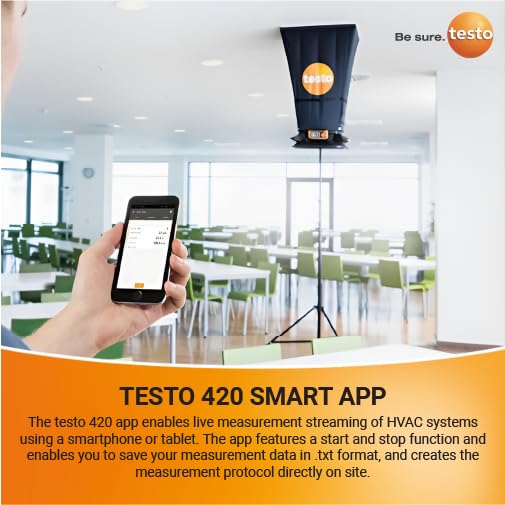 Testo 420 Flow Hood – Airflow Meter HVAC - Image 5
