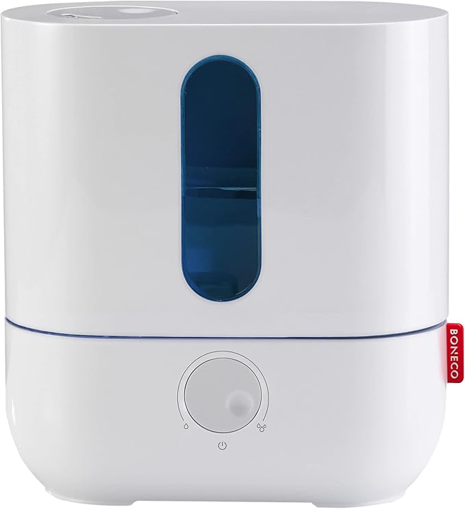BONECO 1 Gallon Whisper Quiet Cool Mist Ultrasonic Humidifier by BONECO