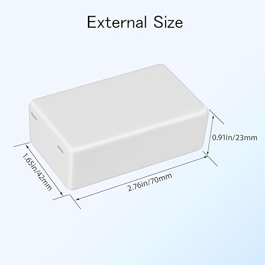 Project Box 8 Pieces Electrical Box Small Junction Box ABS Plastic Enclosure - Image 3