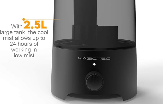 Magictec Cool Mist Humidifier, 2.5L Essential Diffuser - Image 3