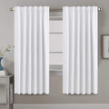 H.VERSAILTEX White Curtains Thermal Insulated Window Treatment Panels Room by HVERSAILTEX