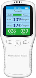Air Quality Monitor Indoor, 8 in 1 Formaldehyde Detector, voc Meter, Detect by Unknown