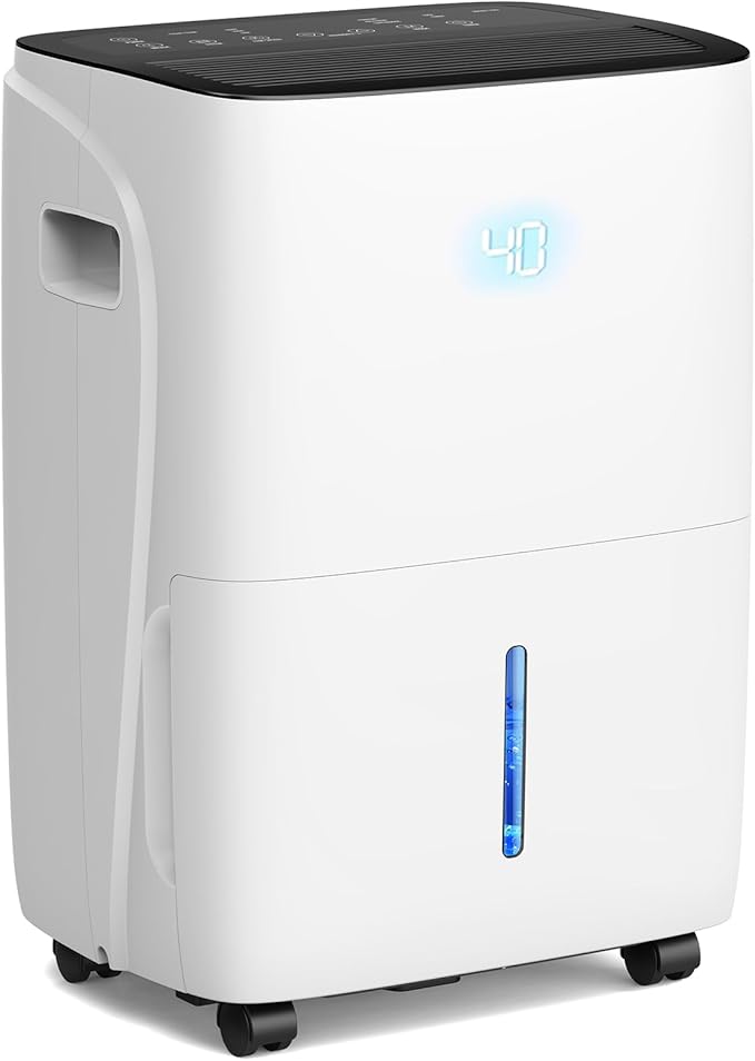 80 Pint Dehumidifier for Basement and Home, Covers up to 4, 500 Sq. Ft Rooms by Unknown