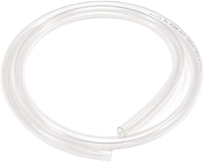 Eastrans 5ft x 1" Dia Clear Vinyl Tubing, Flexible Hybrid PVC Tubing Hose by EASTRANS