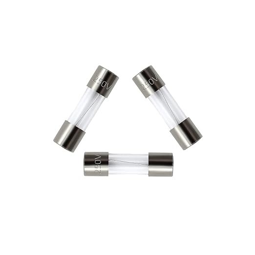 ZUPAYIPA Pack of 10 pcs 500mA F0.5AL Fast-Blow Fuse 0.5A 250V Glass Fuses 0.2 x - Image 5