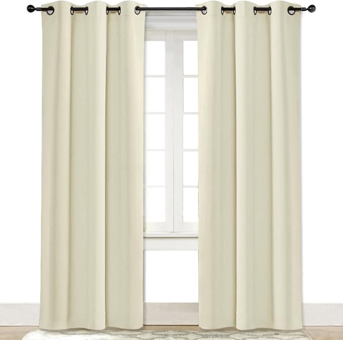 NICETOWN Curtain Blackout Drape Panel, Single Panel, 34 x 84 inch, 3 Pass by NICETOWN