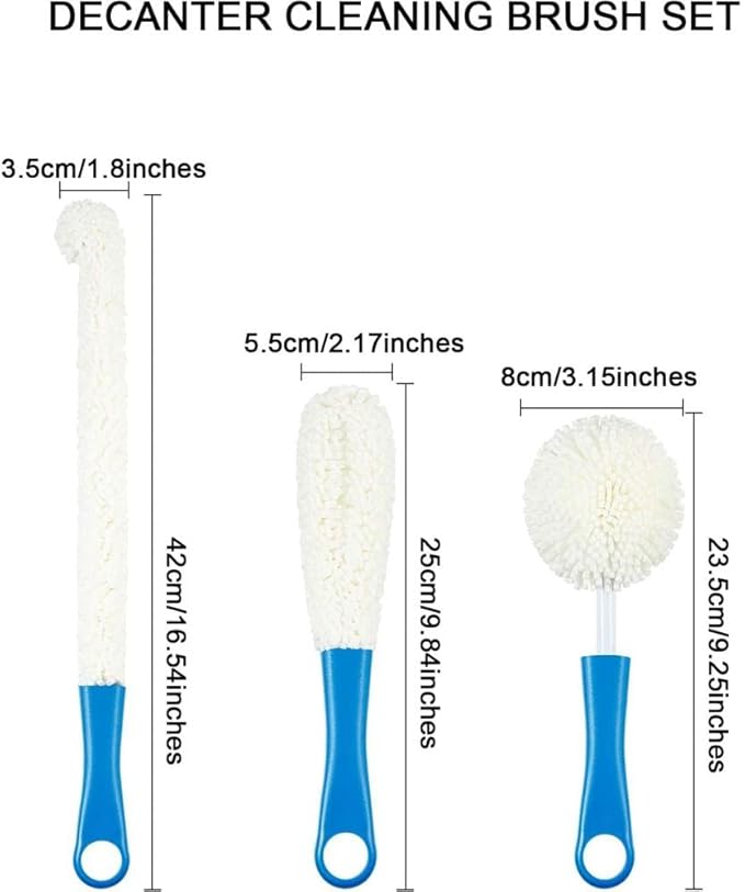 Wine Decanter Cleaning Brush, Wine Glass Cleaner Brush Wine Carafe Cleaner - Image 4