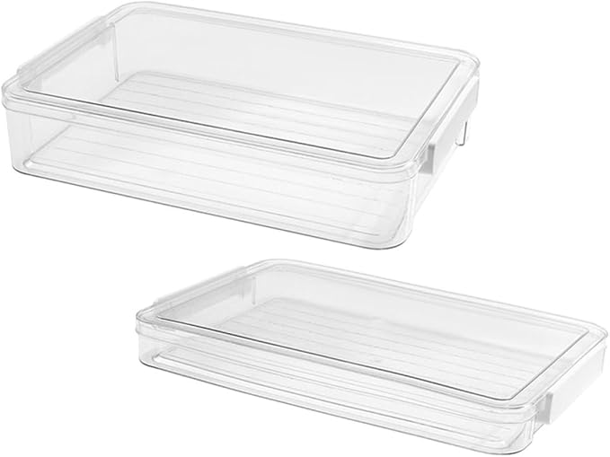 TEHAUX 2pcs Document Organizer Storage Box Lightweight File Holder by TEHAUX