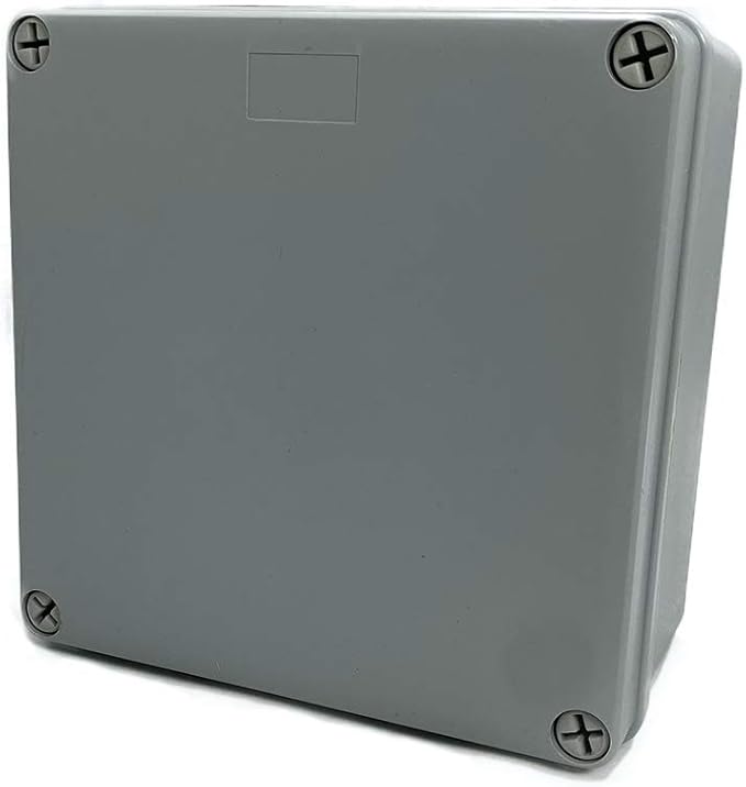 Co. 6" x 6" x 3" Weather & Dust Proof PS Plastic Junction Conduit Box Enclosure by DJCSupplyCompany