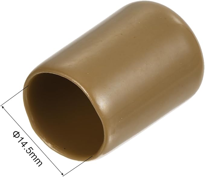 uxcell 20pcs Rubber End Caps 14.5mm ID Vinyl PVC Round Tube Bolt Cap Cover - Image 3