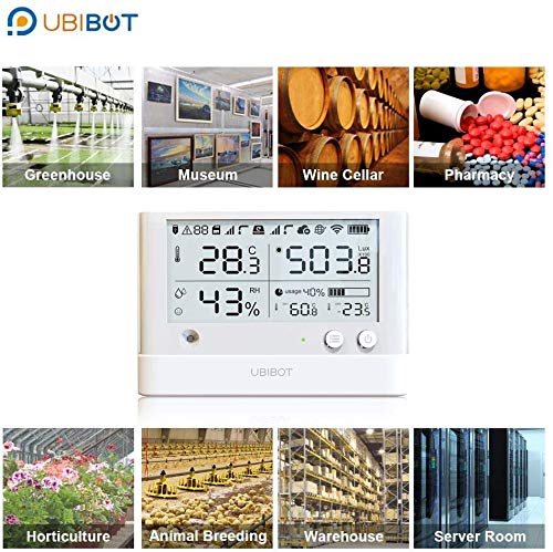 UbiBot Wireless Remote Smart Temperature Humidity Ambient Light Sensor WiFi - Image 7