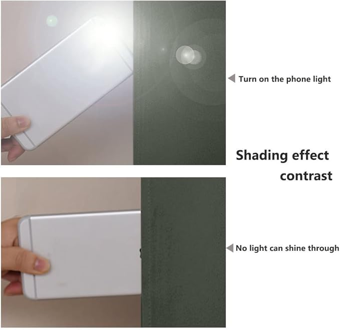 NICETOWN 100% Blackout Curtains 50" Long, Pair of Energy Smart & Noise Blocking - Image 3