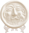 Air Purifying Healing Ceramic Object-Ancient Korean Demon Hunter's Face Roof by CRECEN-HealingSpacesforYou