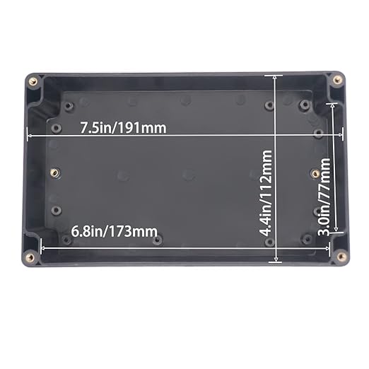 Watertight Junction Box, IP67 Waterproof Project Box Durable ABS Plastic - Image 5