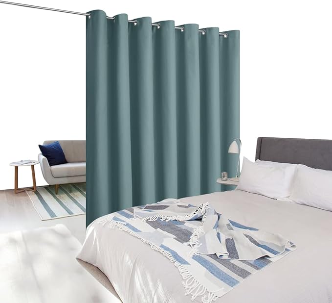 NICETOWN Room Separating Divider, Room Divider Curtain Screen Partition - Image 2