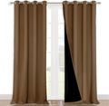 NICETOWN Full Shading Curtains 90" Long 2 Panels Set by NICETOWN