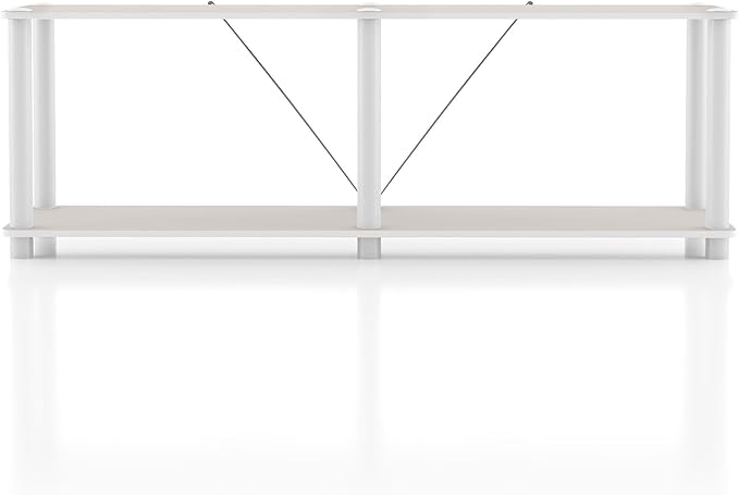 Homes: Inside + Out Apexa Modern 2-Tier Extra Wide Shelving Units, Collectibles - Image 11