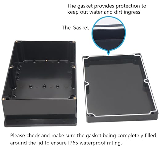 Zulkit Junction Box ABS Plastic Dustproof Waterproof IP65 Universal Electrical - Image 4