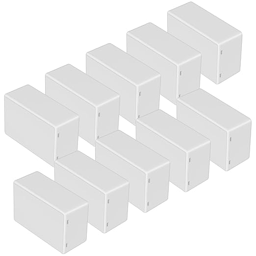LeMotech Project Box 10 Pieces ABS Plastic Electrical Project Case Small by LeMotech