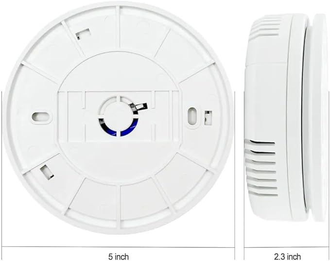 Carbon monoxide detector powered by AA battery, Vzmcov CO monitoring alarm - Image 6