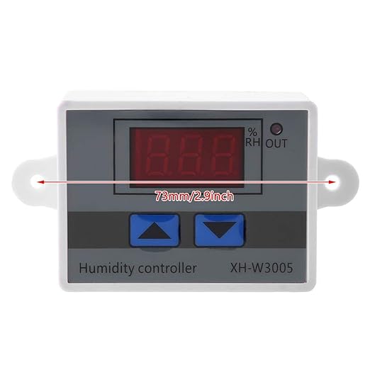 Digital Humidity Controller, XH-W3005 Digital Hygrometer Switch Controller 12V - Image 7