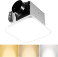 Bathroom Exhaust Fan with Light 110 CFM Quiet with Color Change, by JOEAONZ
