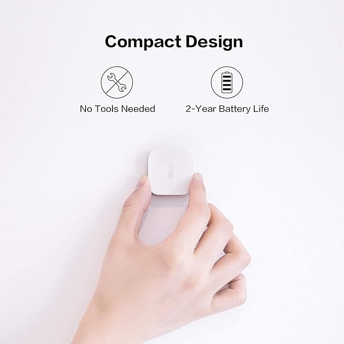 Aqara Zigbee Temperature and Humidity Sensor-3 Pack, Wireless Thermometer - Image 6