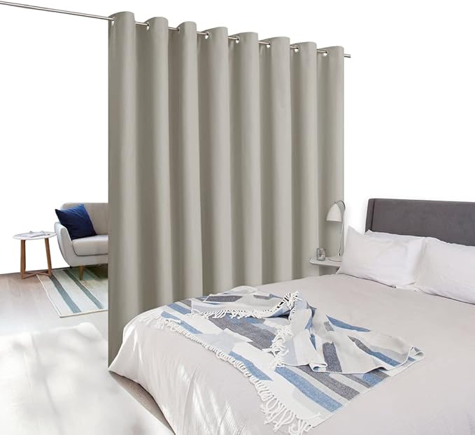 NICETOWN Noise Reducing Room Dividers Curtains Screens, Wide Width Grommet Top - Image 9
