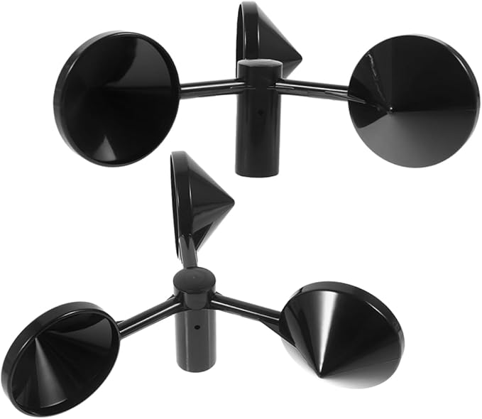 Sosoport 2pcs Wind Gauge Cup Durable Abs Anemometer - Image 6