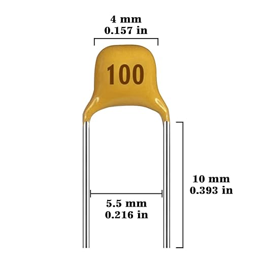 24 Values Monolithic Ceramic Capacitor Assortment Kit 10pF 20pF 30pF 47pF 56pF - Image 2