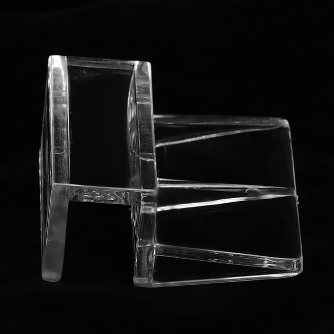20Pcs Aquarium Glass Cover Holder Transparent Edge Mount Bracket Acrylic Clip - Image 5