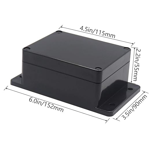 Zulkit Junction Box ABS Plastic Dustproof Waterproof IP65 Universal Electrical - Image 2