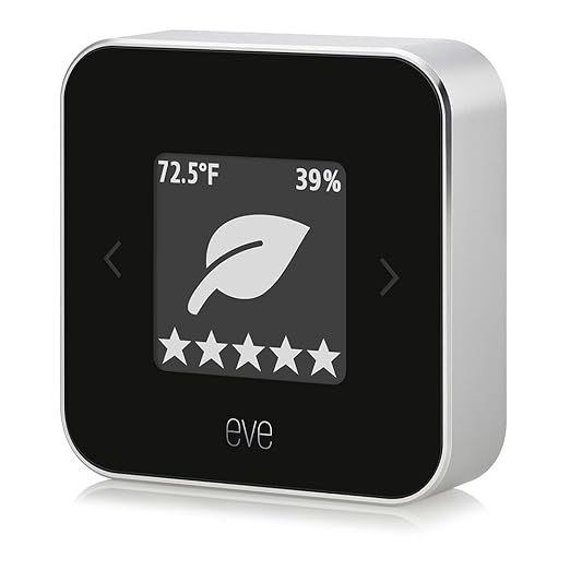 Eve Room - Indoor air Quality Sensor to Monitor air Quality, Temperature & by Eve