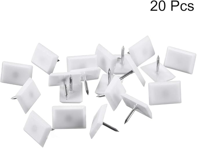 uxcell Furniture Feet Nail Plastic Glide Nails Square Chair Table Leg Protector - Image 3