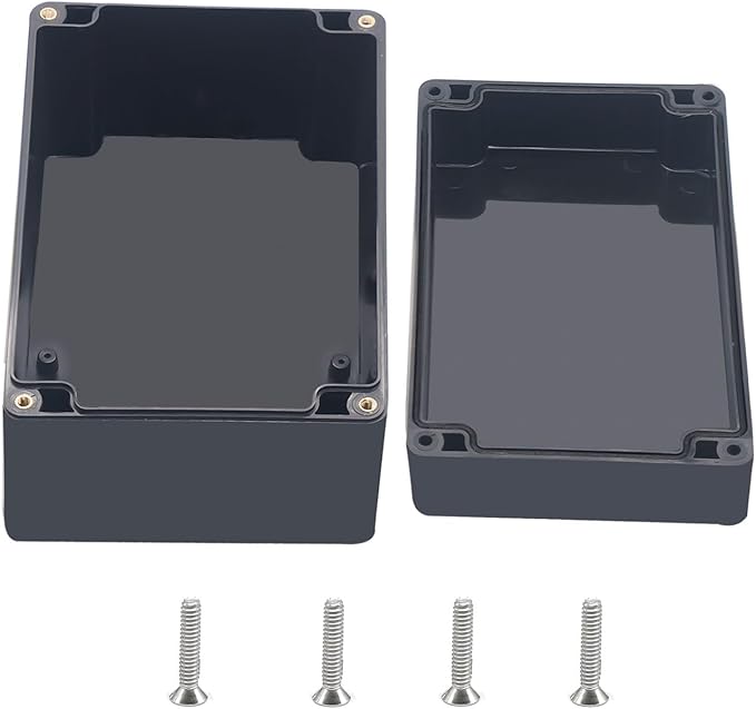 Outdoor Waterproof Junction Box IP67 Project Box ABS Black Electrical Boxes by Otdorpatio