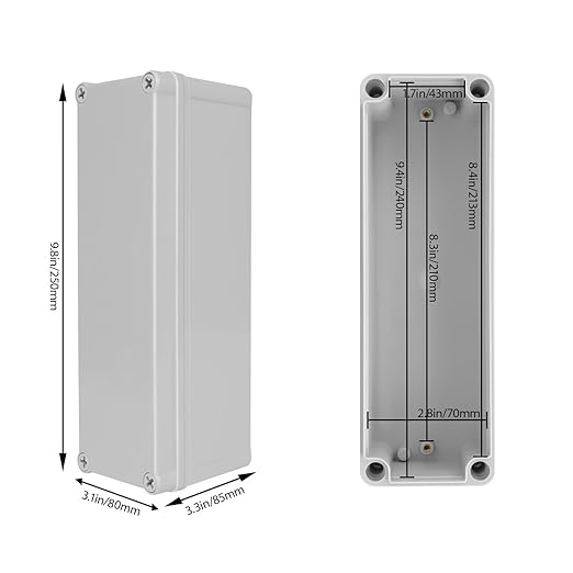 Junction Box，9.8"x 3.3"x 3.1" Outdoor Electrical Box - Image 2